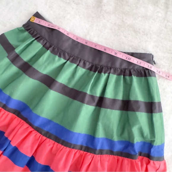 Staud Formentera Stripe Sea Maxi Skirt Colorblock Stripes - Picture 8 of 11